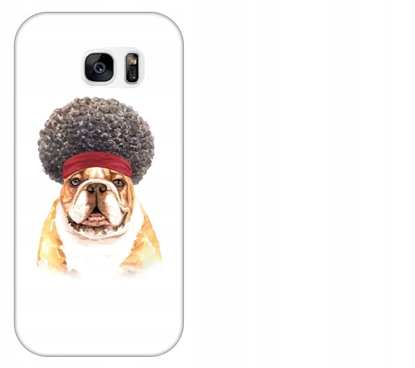 

Etui pokrowiec Samsung Galaxy S7 G930 Bulldog afro