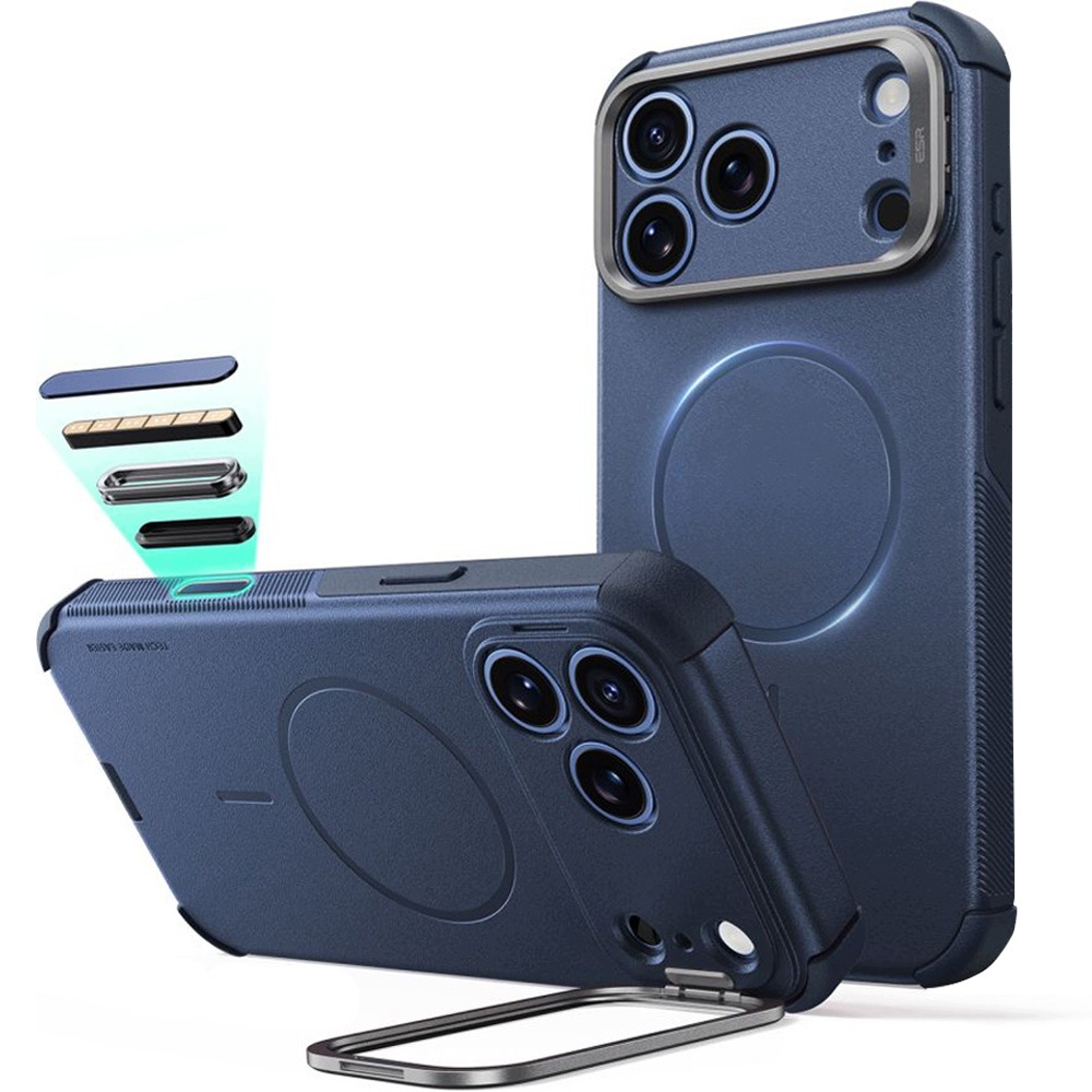 Esr Cyber Tough Kickstand MagSafe iPhone 17 Pro 18 Pro Blue Esr