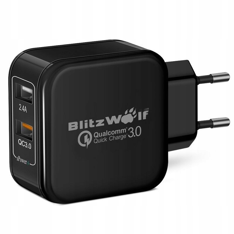 

Ładowarka sieciowa Usb BlitzWolf BW-S6 30W czarna