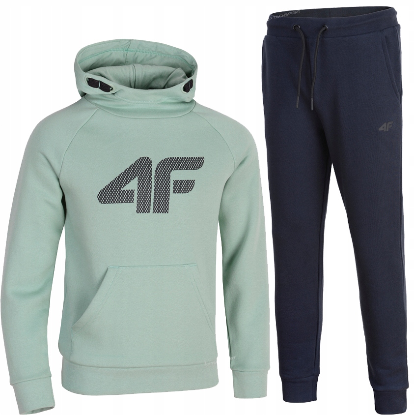 

4F Chłopięcy Dres Komplet Bluza Spodnie / 134