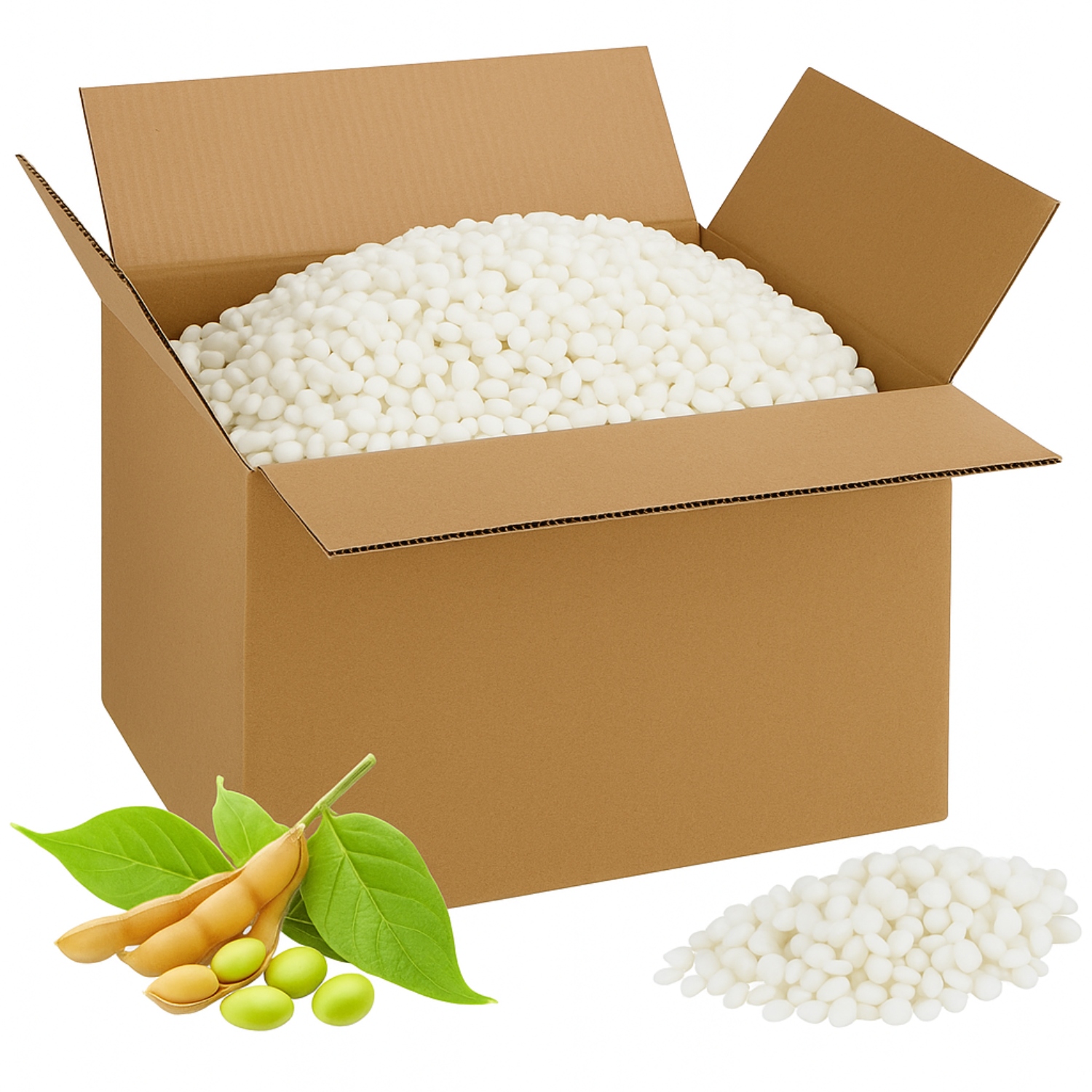 Sójový vosk Pillar na výrobu voľne stojacich sviečok Premium Diy pastilky 20 kg