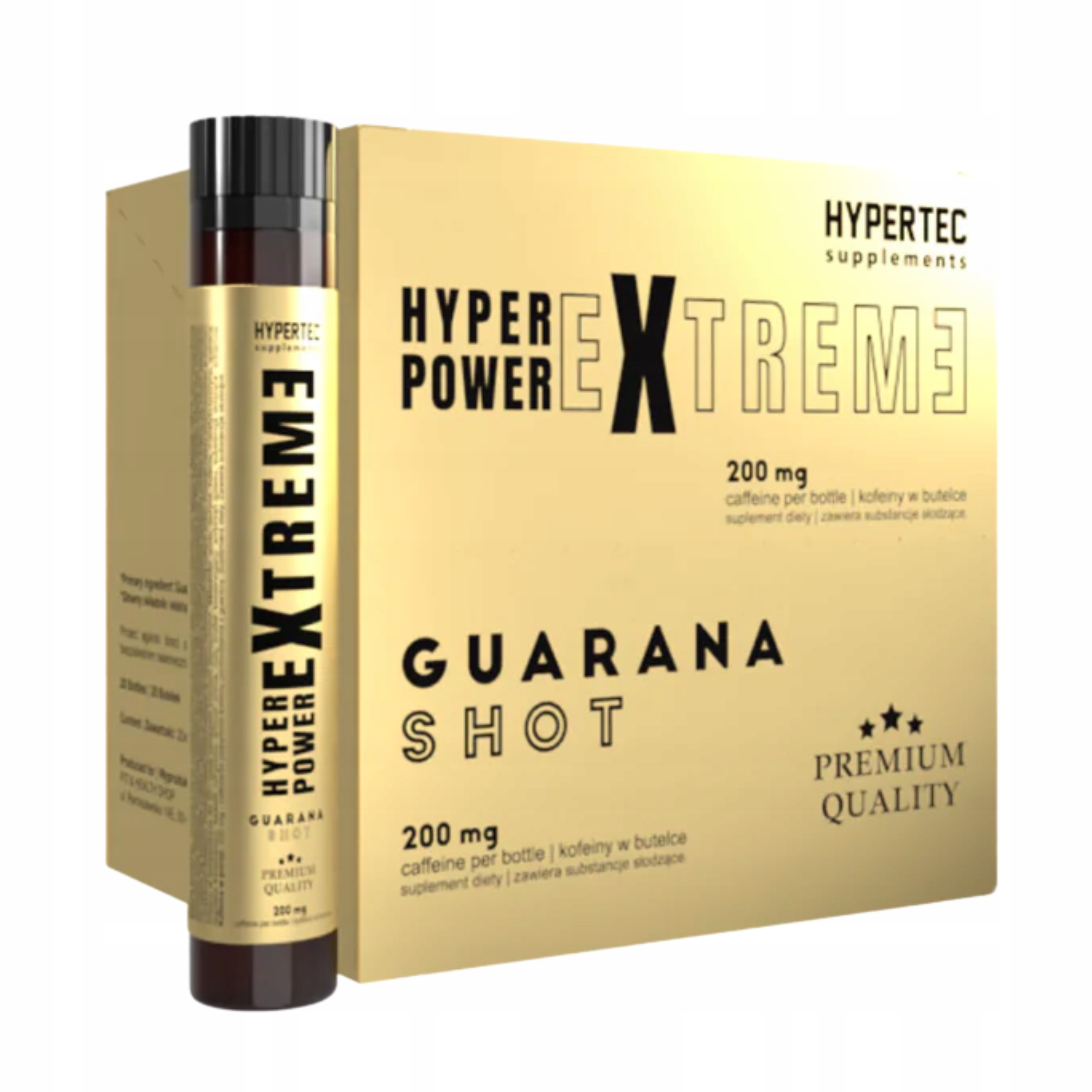 Energetický shot Guarana 20x25 ml 200 mg kofeinu Cherry Cola Energia Trénink