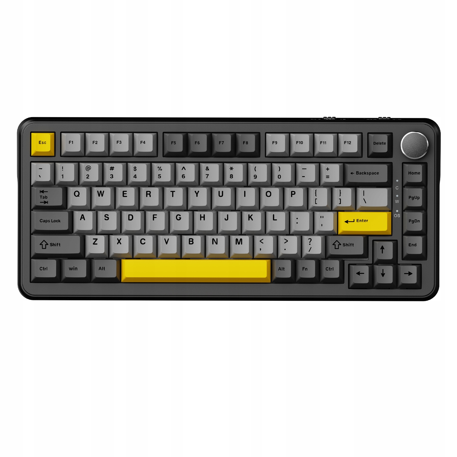 Ajazz AK820MAX 75% magnetický spínač tesnenie drôtová mechanická klávesnica HotSwap