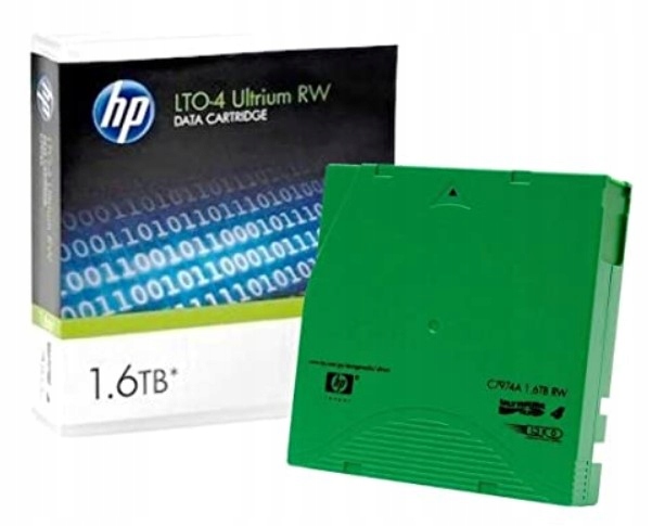 Originální páska Hp LTO-4 Ultrium Rw C7974A 1,6TB Data Cartridge