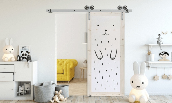 SYSTEM DRZWI PRZESUWNYCH LOFT RETRO LOKI Kolor czarny