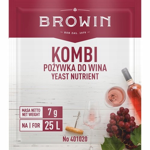 

Pożywka dla drożdży winiarskich Kombi na 25l