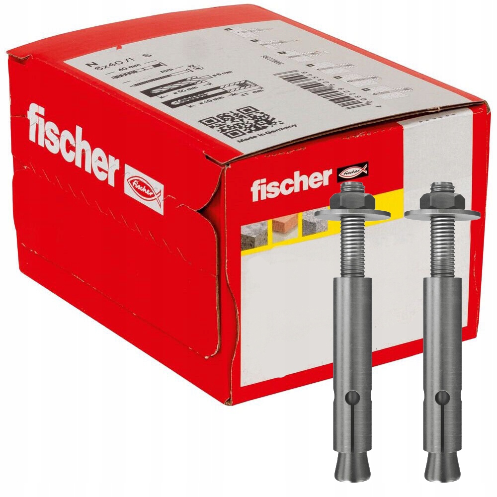 Fischer Kotva Zykon Fza 22 x 125 M16/60 nerezová oceľ R 6ks