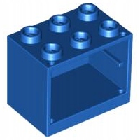 

Lego Pojemnik Szafka 2x3x2 Niebieski 4532b 6313992