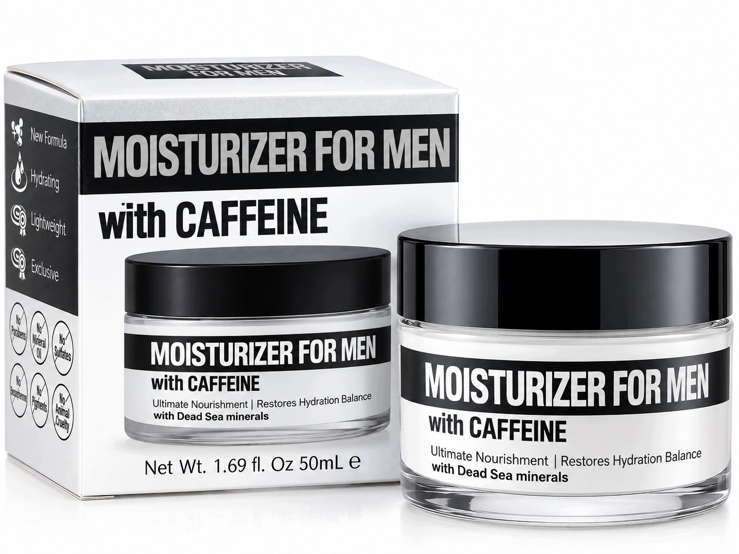 Spa Cosmetics Men krém s kofeinem a retinolem kyselinou hyaluronovou 50 ml