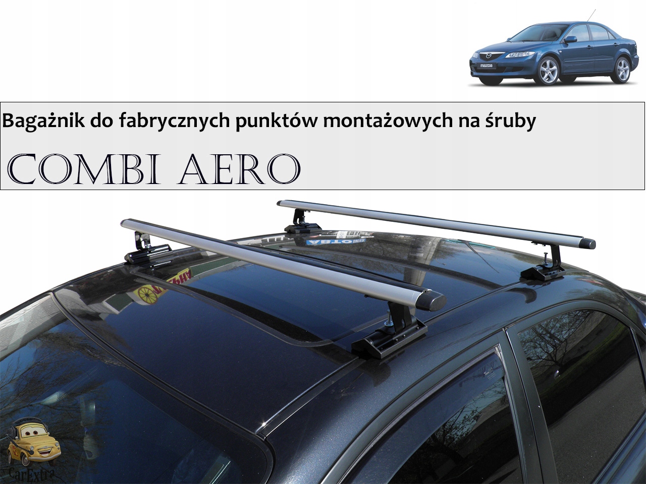 Strešný nosič Mazda 6 Gg Gy 2002 2007 Sedan Hatchback (ComA120)