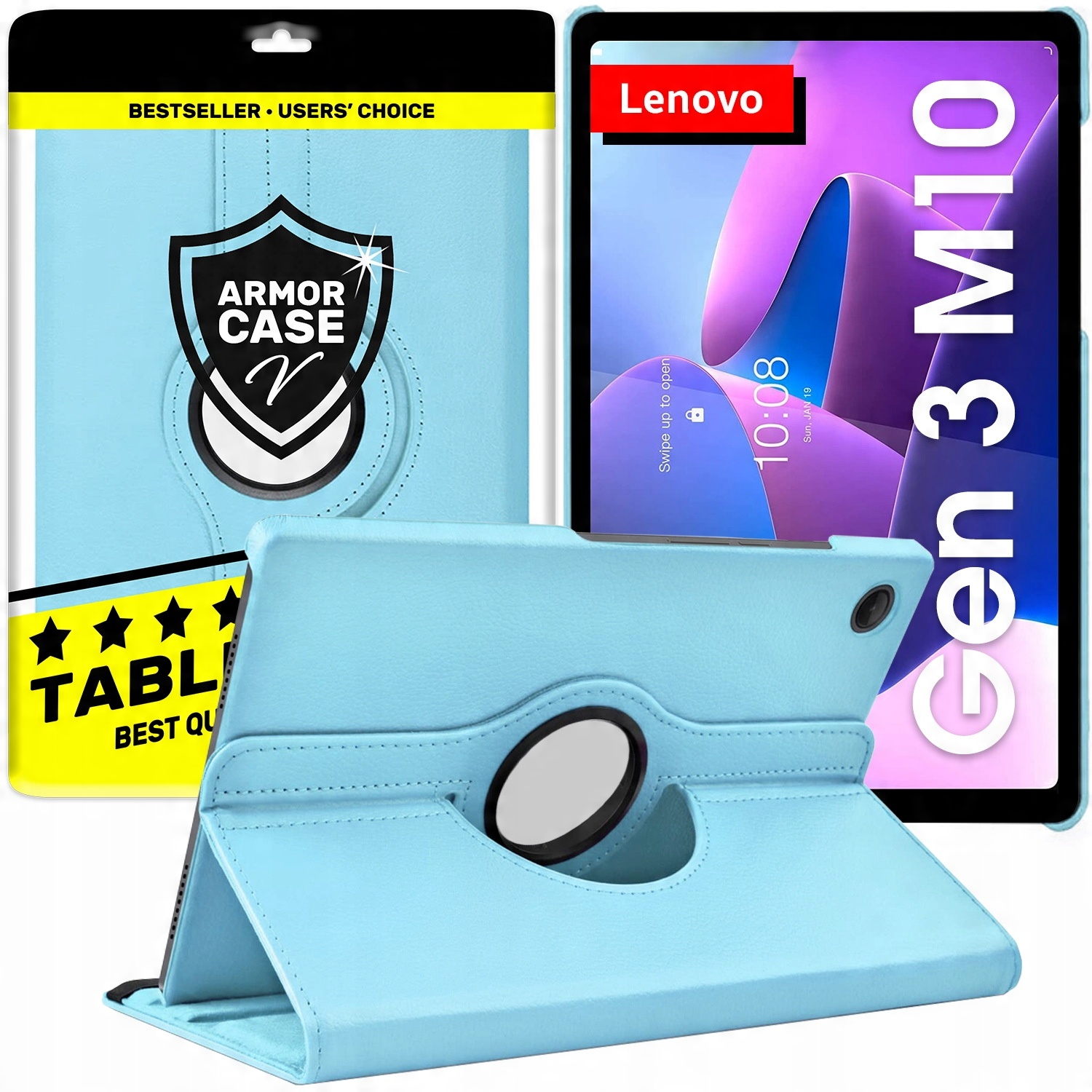 

Etui Obrotowe Do Lenovo Tab M10 Plus 10.6 Gen 3