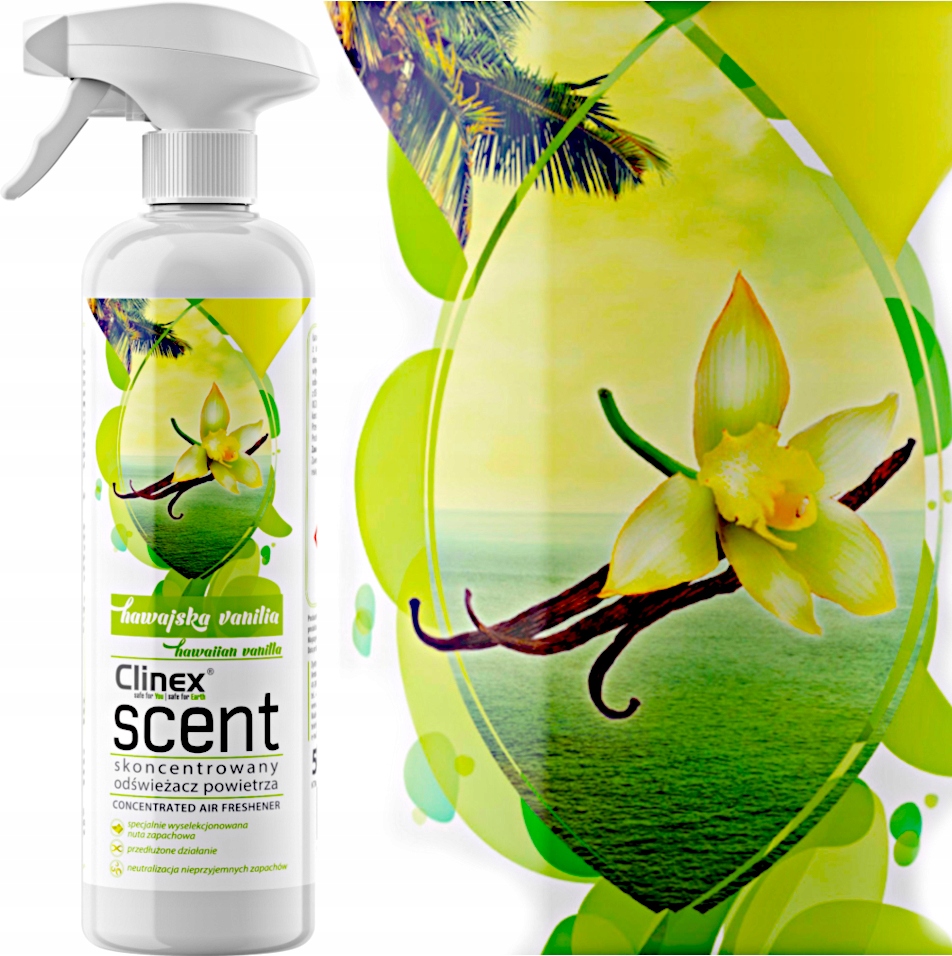 

Clinex Scent Odświeżacz powietrza Hawajska Wanilia
