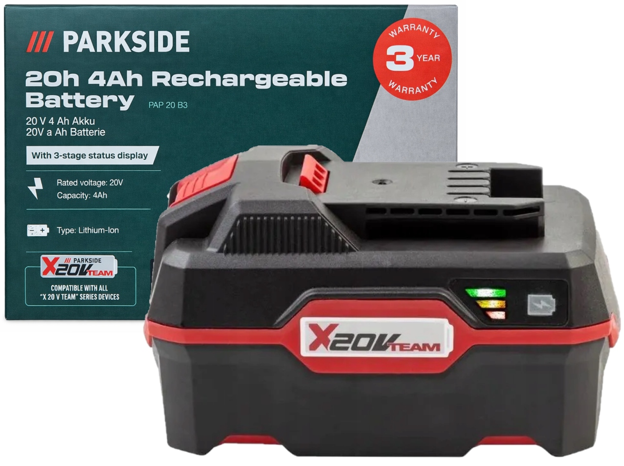 Akumulator Li-Ion Parkside 20 V 4 Ah PAP20B3 Pap 20 B3