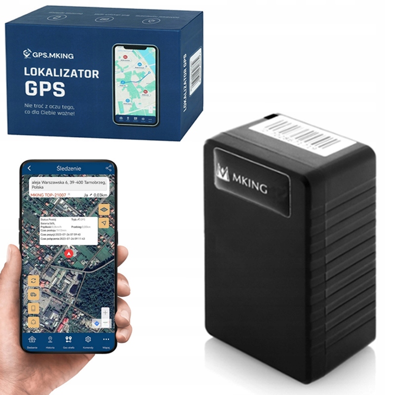 Mini Lokalizator Gps 10 dni Czuwania- Mocny Magnes Śledzenie Bez Abonamentu