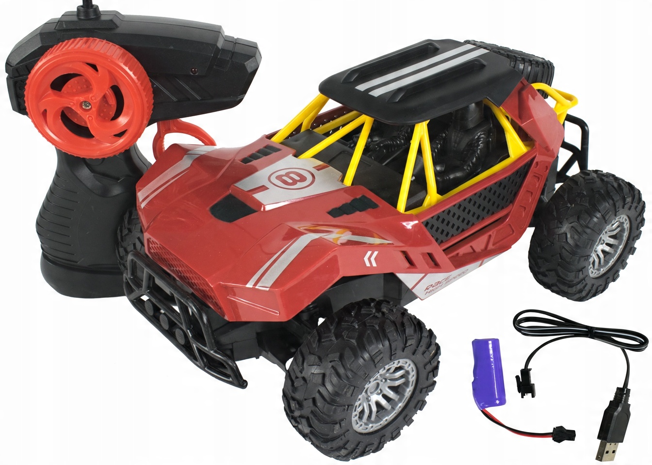 

Terenowe Auto Na Sterowanie Pilotem Czerwone Buggy