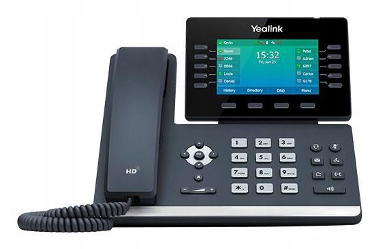Yealink Ip telefon SIP-T54W, černý, drátový