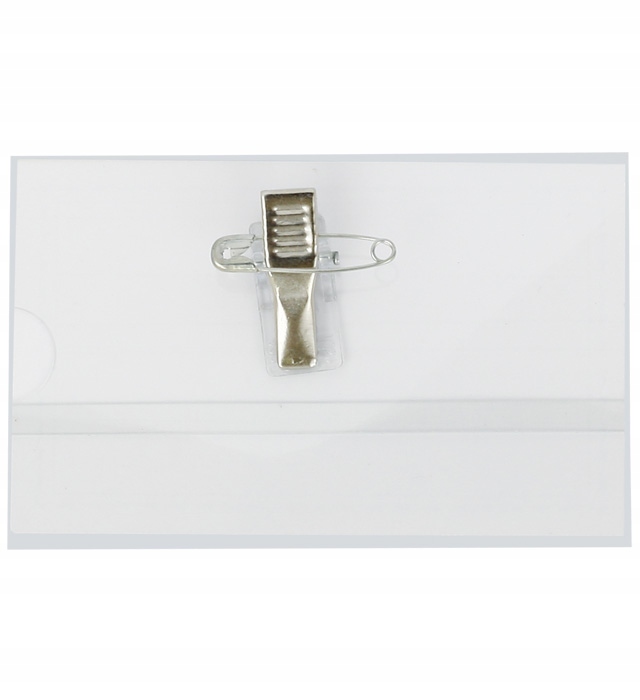 IDENTYFIKATOR 90X55 KLIPS I AGRAFKA opak. 50 szt.