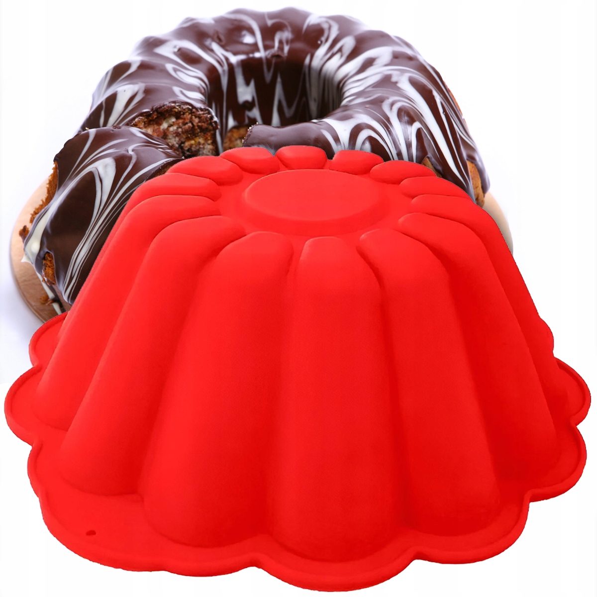 

Forma Silikonowa Do Babki Foremka Duża Babka