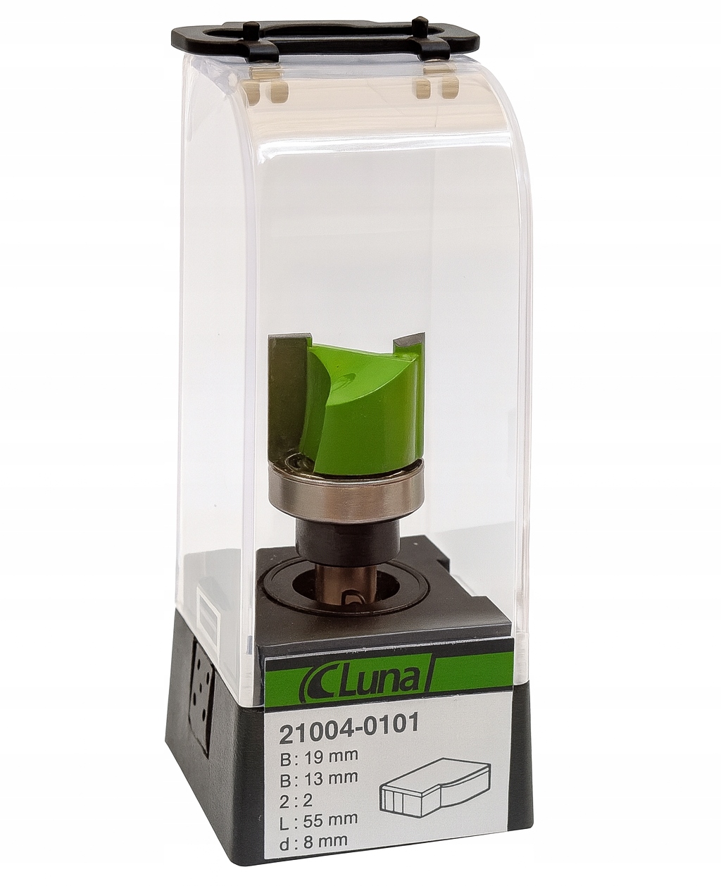 Okrajová fréza 19 mm d8 mm B13 mm Luna 210040101 Hm s ložiskem 19×8 mm