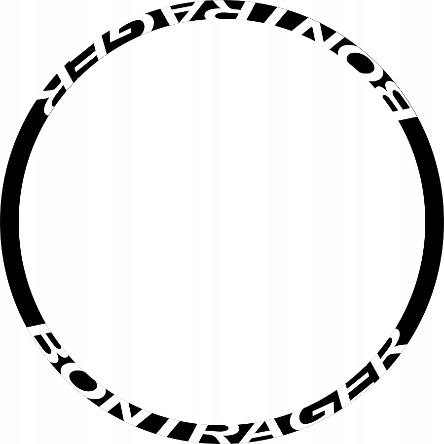 Zestaw naklejek Bontrager na obręcze