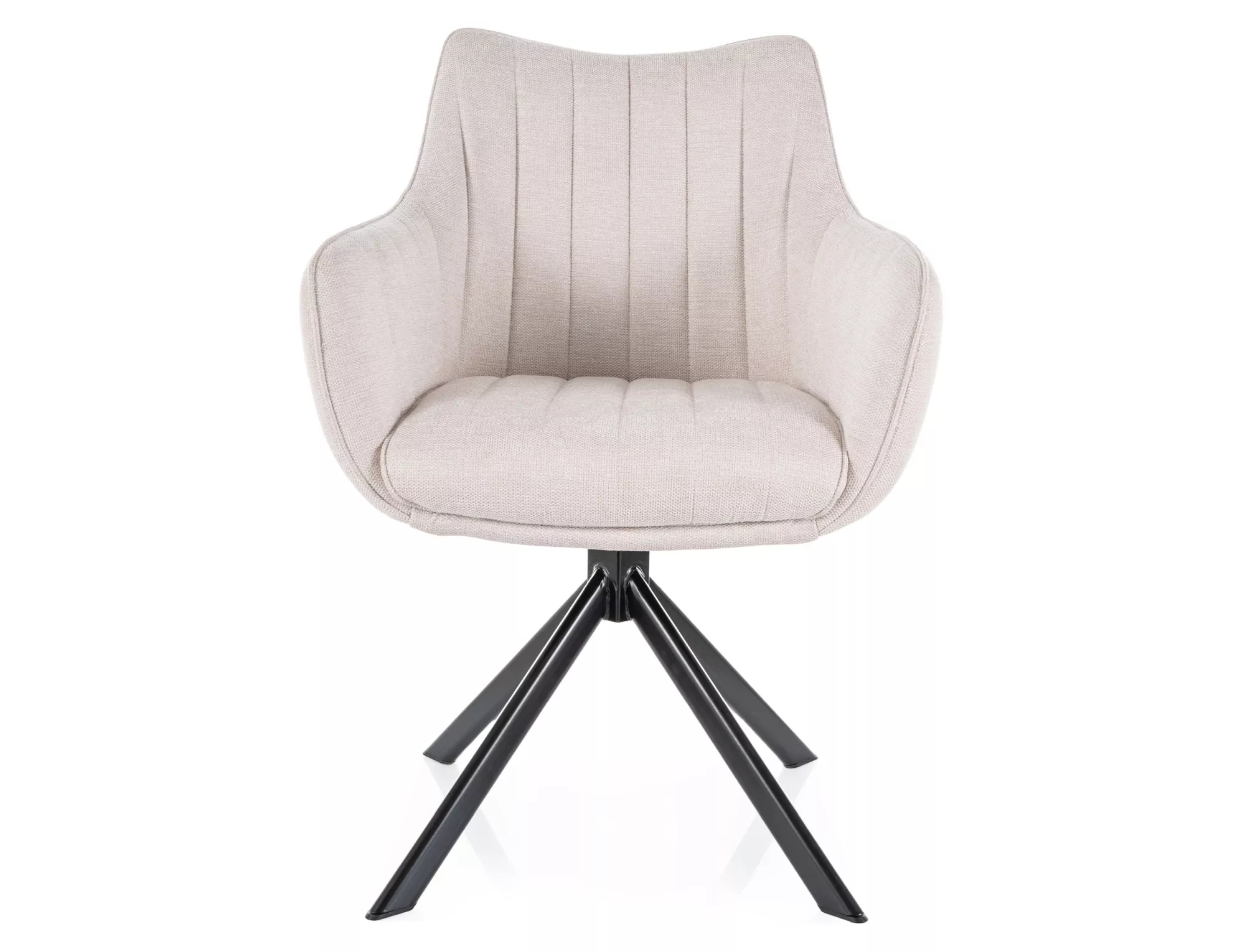 Otočná stolička Azalia Velvet svetlo béžová bluvel 30 do obývačky Sig