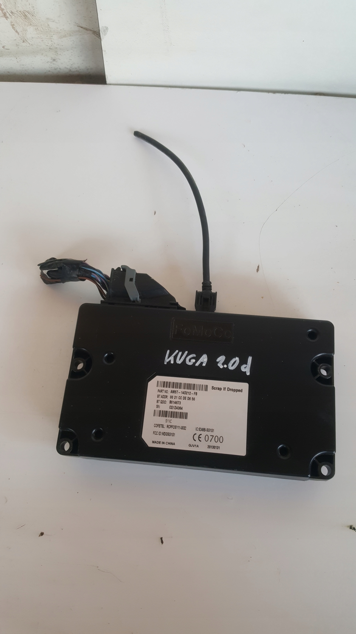 Модуль bluetooth Ford Kuga mk2 AM5T-14d212-FB