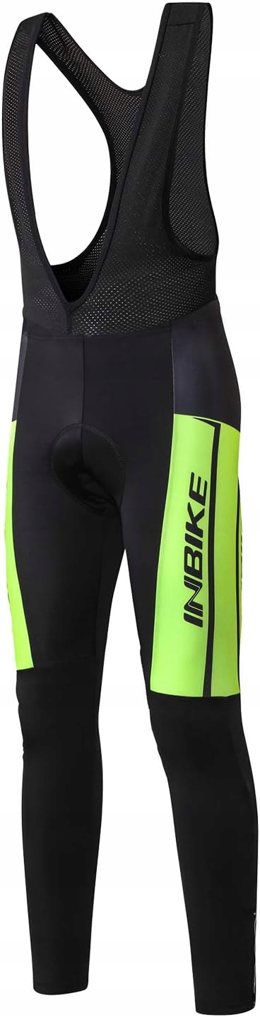 Inbike Męskie spodnie na szelkach kolarskie M