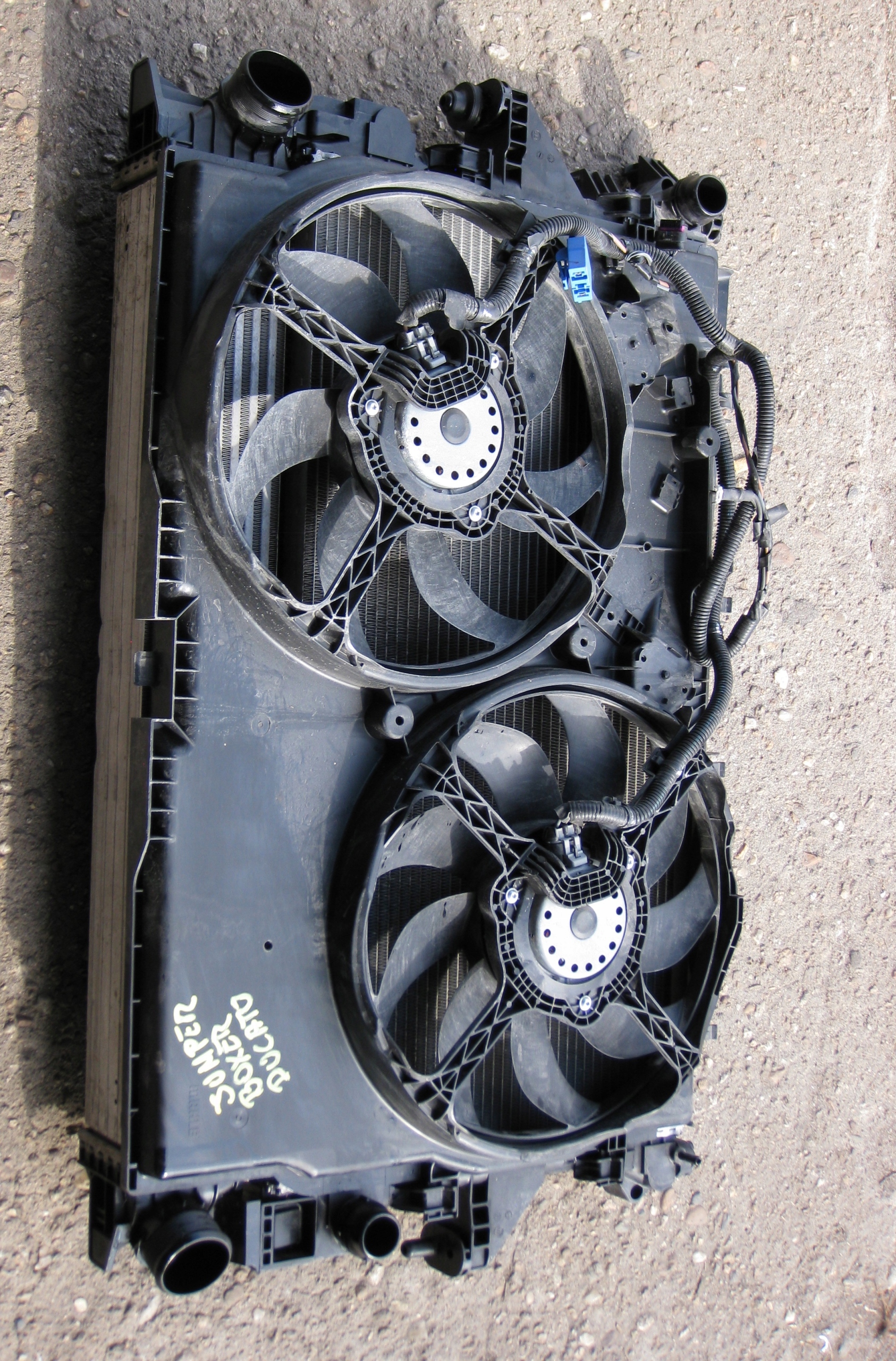 BOXER JUMPER 19R 2.2 HDI hladnjak vode interkuler ventilatori