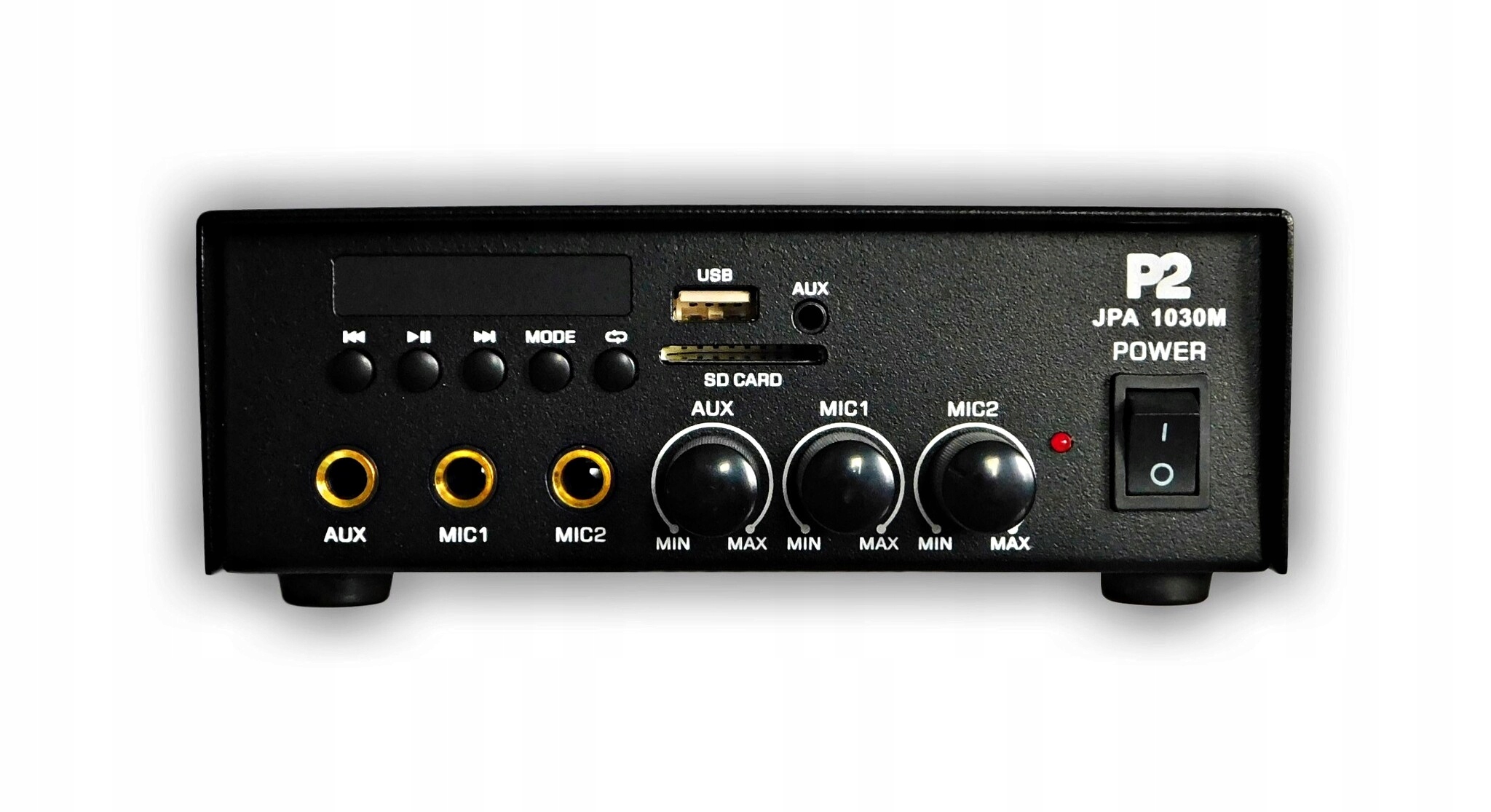 P2 Jpa 1030M – Zosilňovač pre reklamné automobily 12V Usb/sd/aux/mic