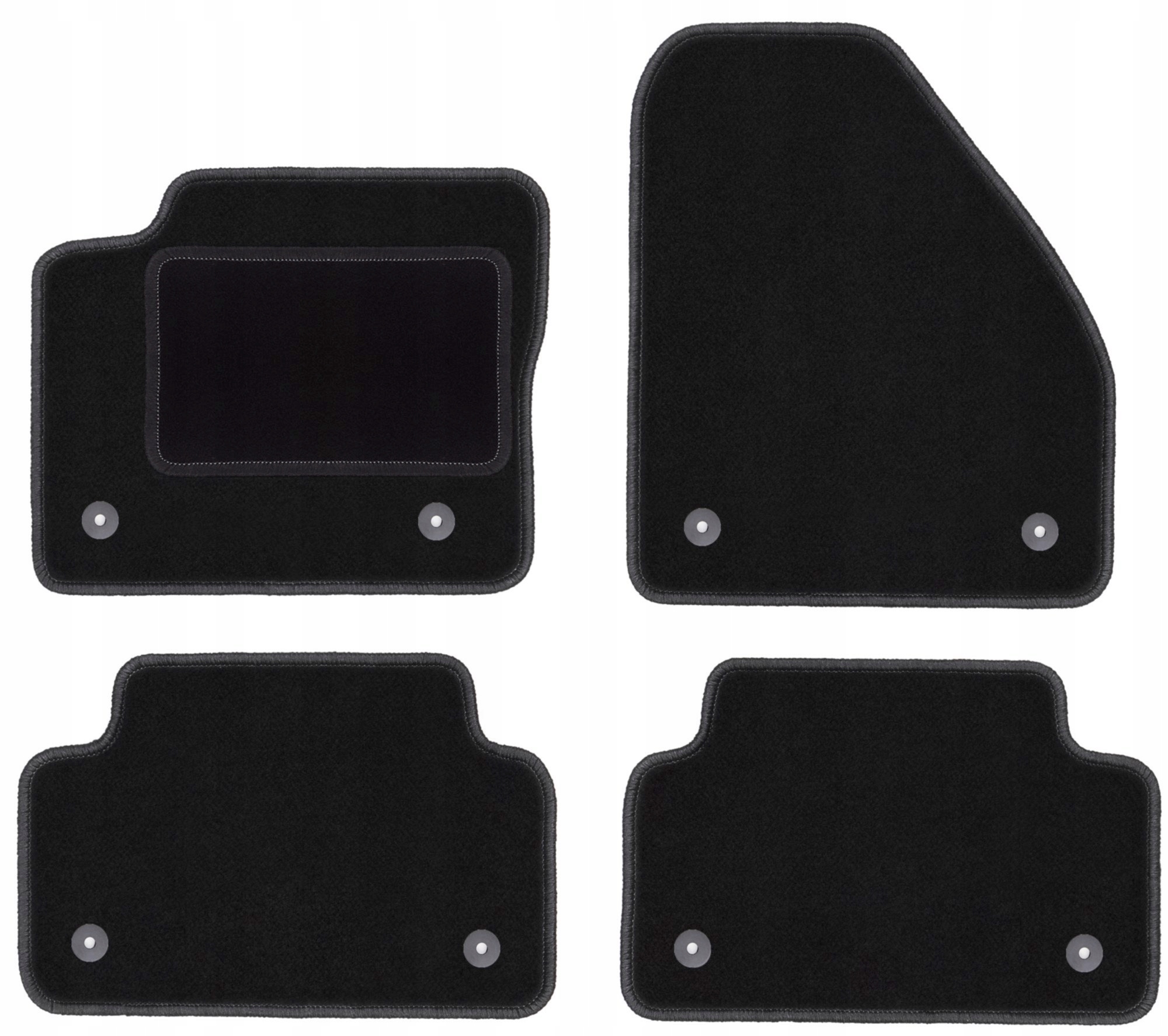 Autokoberce velurové pro Jaguar E-Pace Suv (2017-)