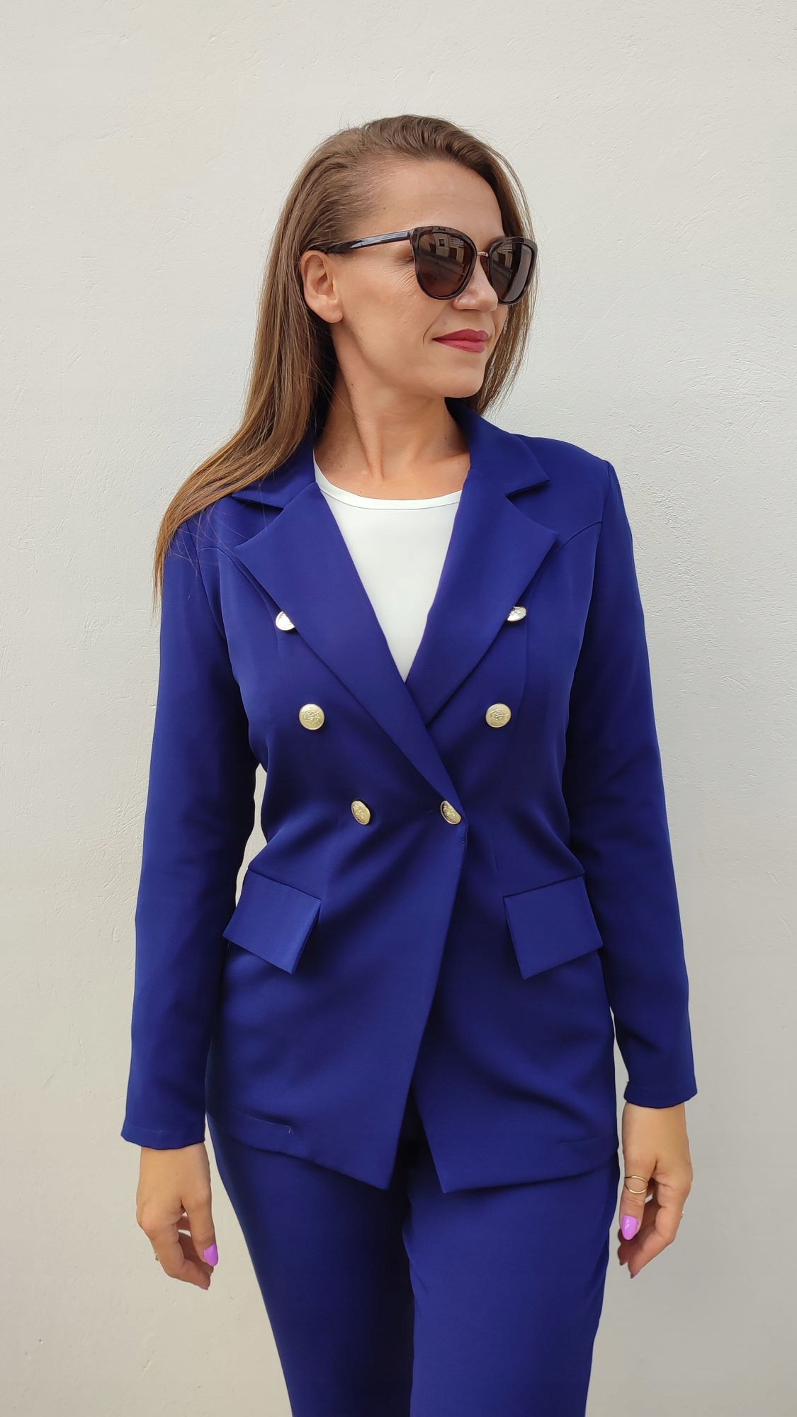 Natally Fashion Garnitur granatowy 36(S) Rozmiar 36