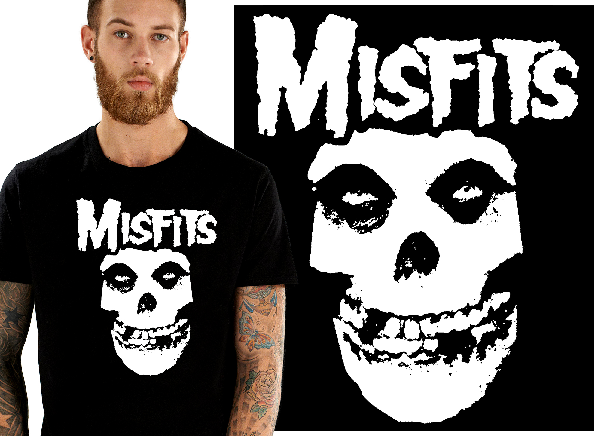 

Misfits Ghost Skull Glenn Koszulka Męska M