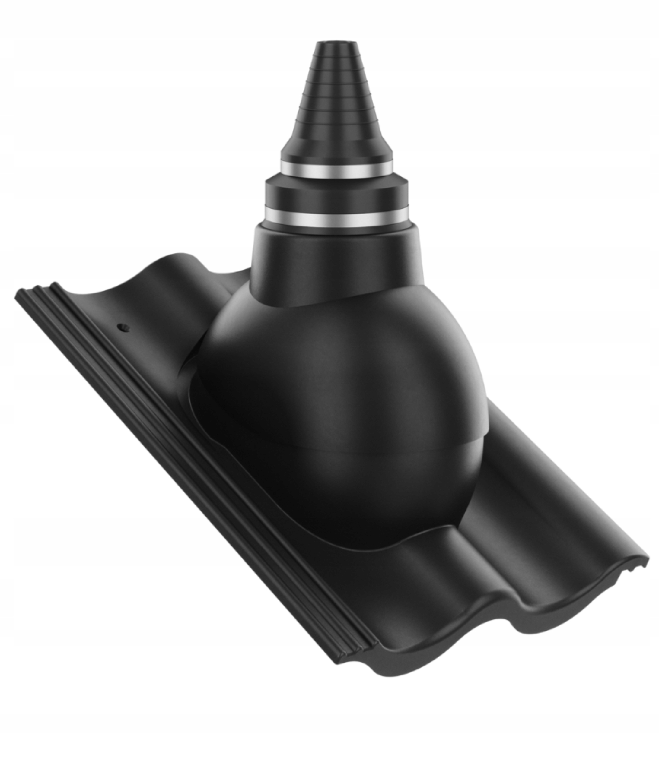 Anténní přechod těsného střešního průchodu Palema Černý/granitový