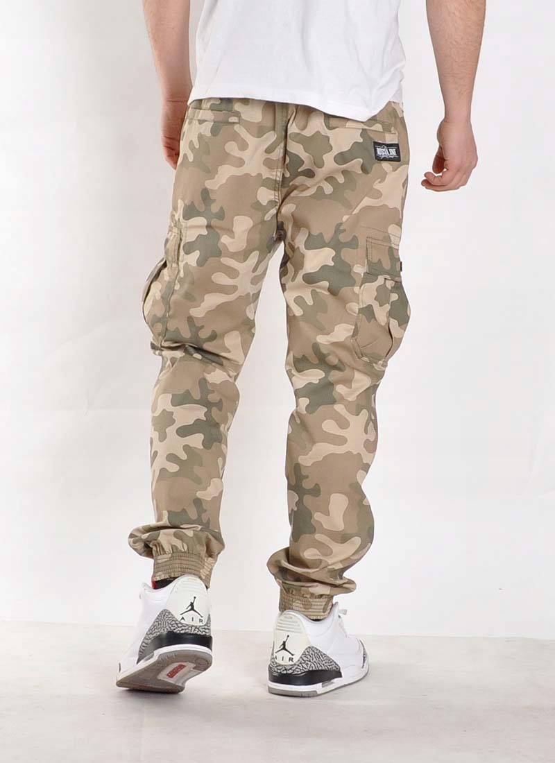 Spodnie 4XL Bossline Cargo Joggery Desert bojówki Marka Bossline