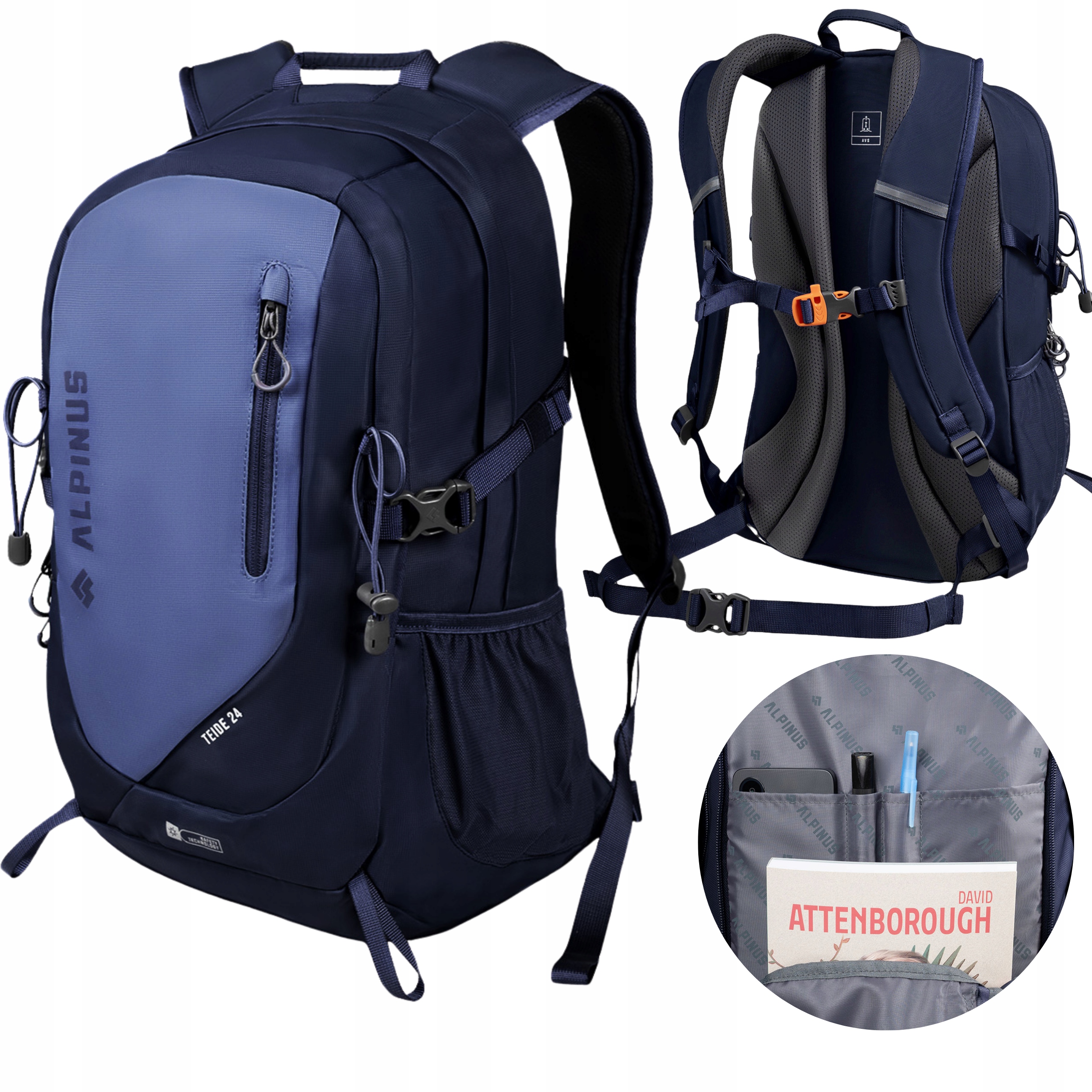 Alpinus Plecak Turystyczny Trekkingowy W Góry Teide 24L