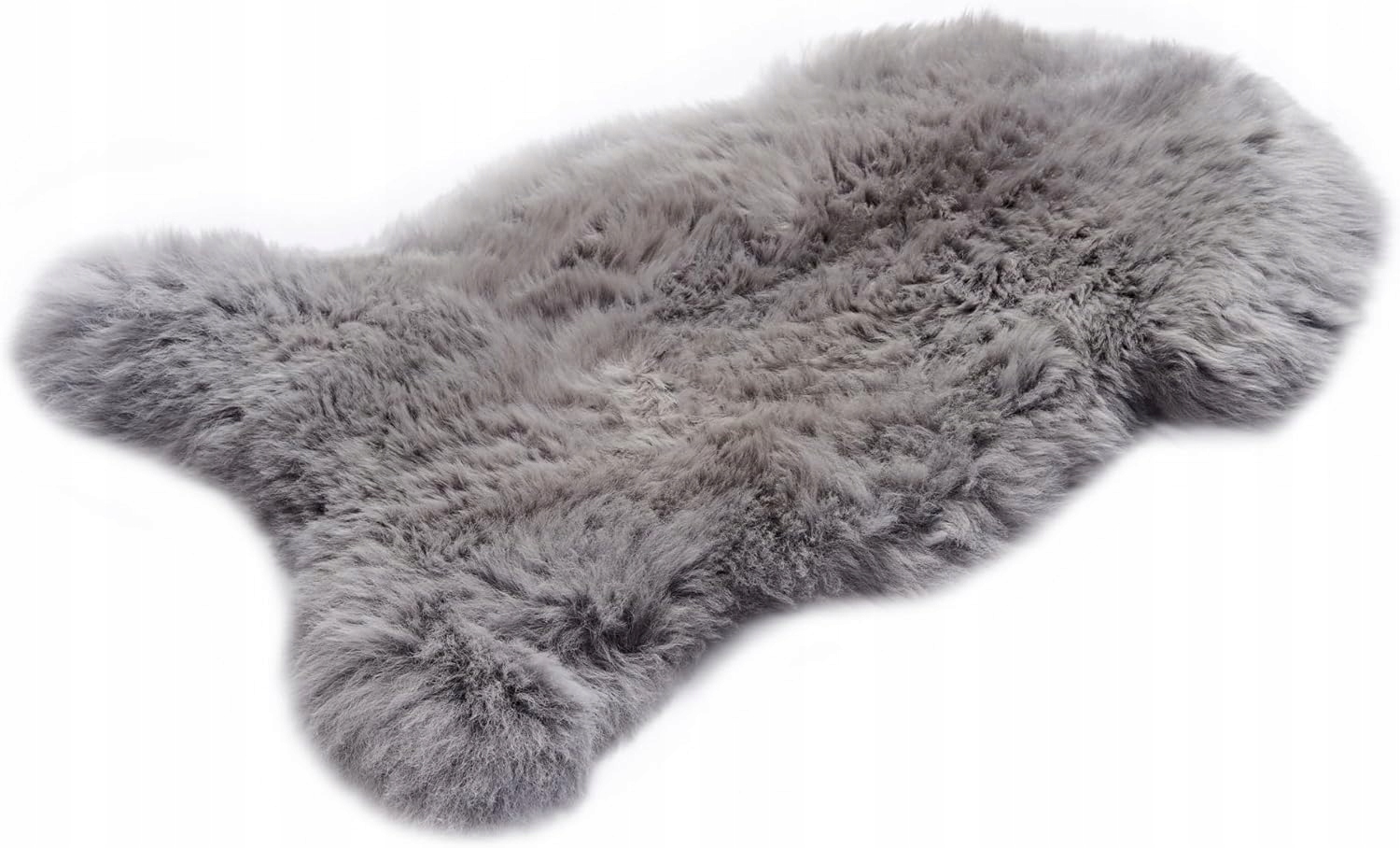 Ovčí kůže, kobereček, ovčí kůže kožešina, koberec XL Stříbrný