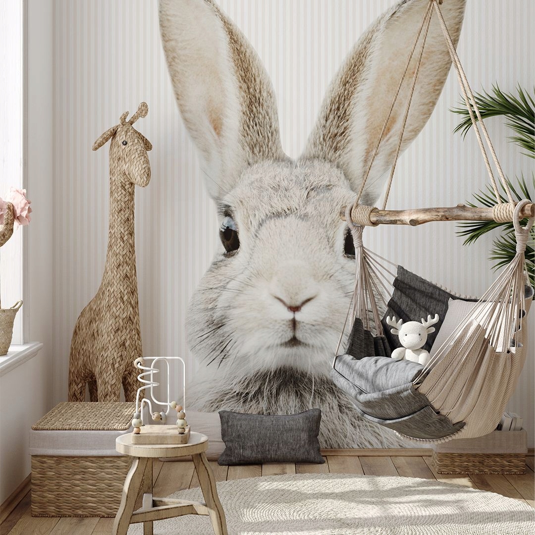 Tapeta na Wymiar do Pokoju Dziecka w PASKI KRÓLIK STEFAN Marka YokoDesign