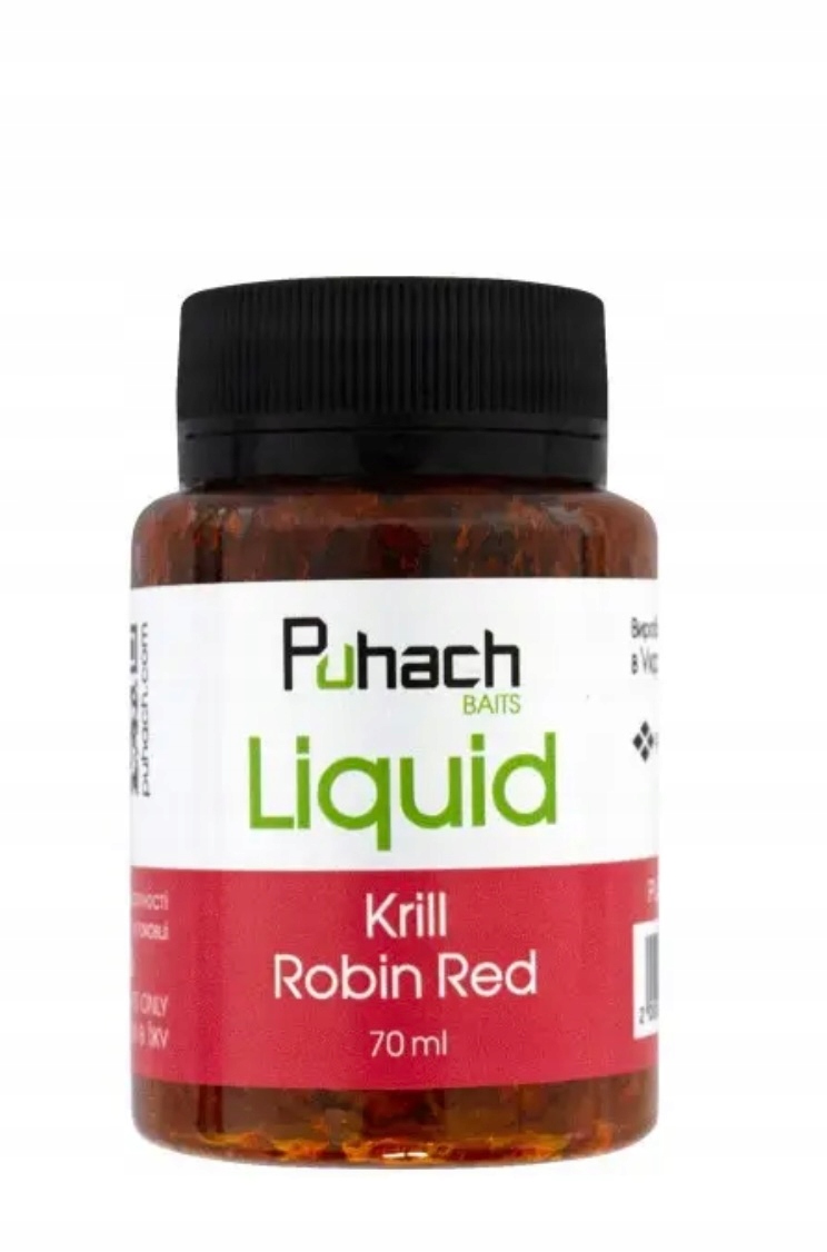 Liquid Puhach Baits 70 ML – Krill Robin Red