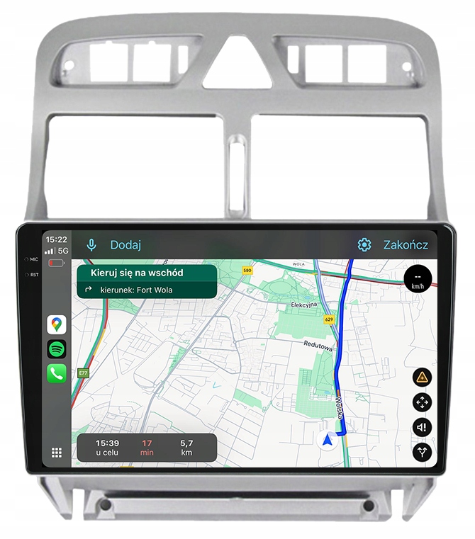 Peugeot 307 Navigační Rádio Android TS20 12GB/256GB 2K Qled