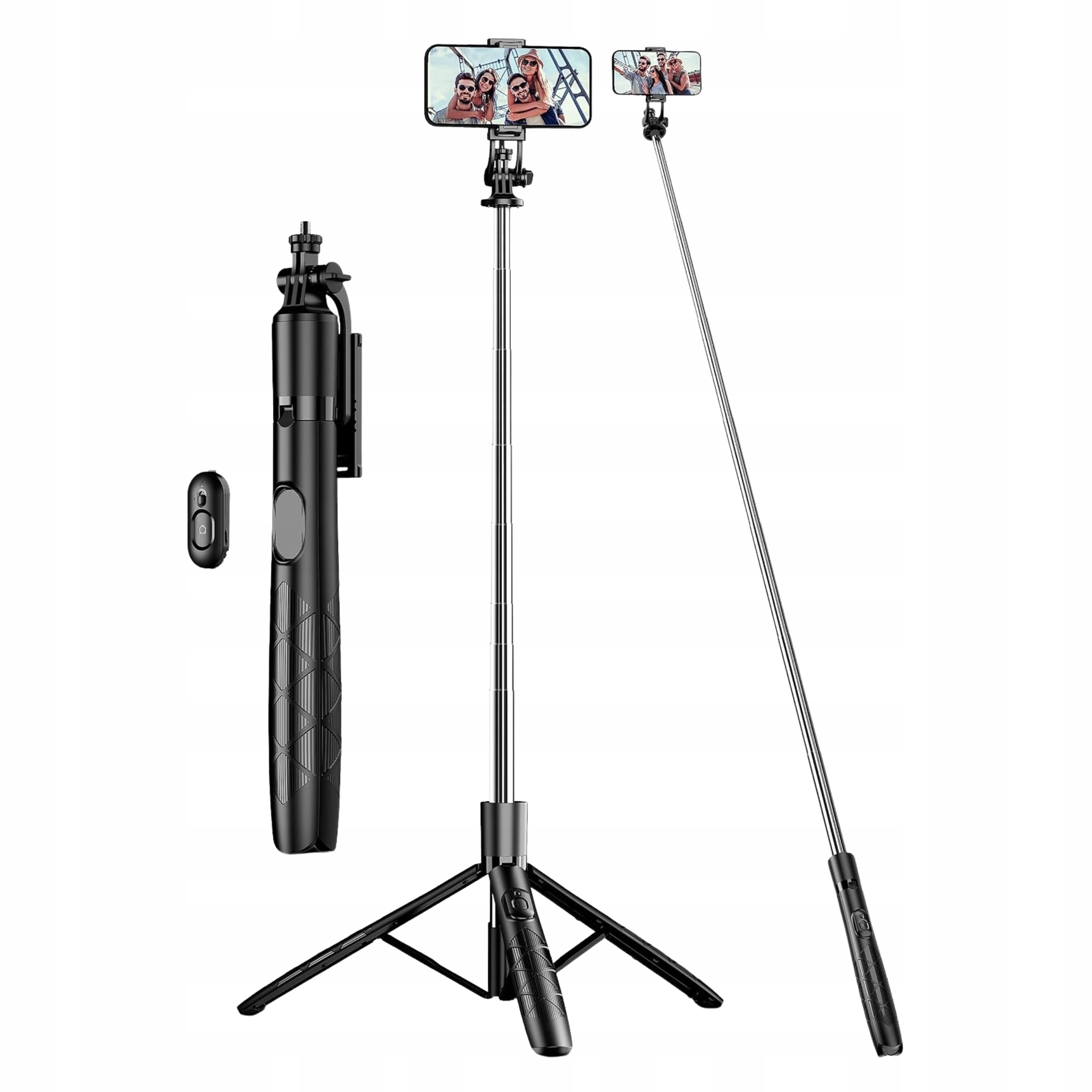 Statyw do Telefonu 180 cm i Kijek Selfie Stick Tripod Pilot Bluetooth HD