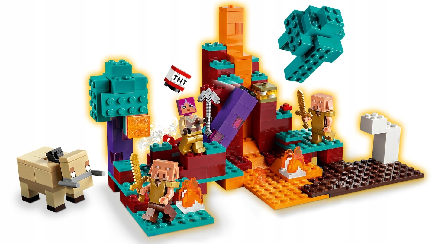 LEGO MINECRAFT Spaczony las 21168 Bohater Minecraft
