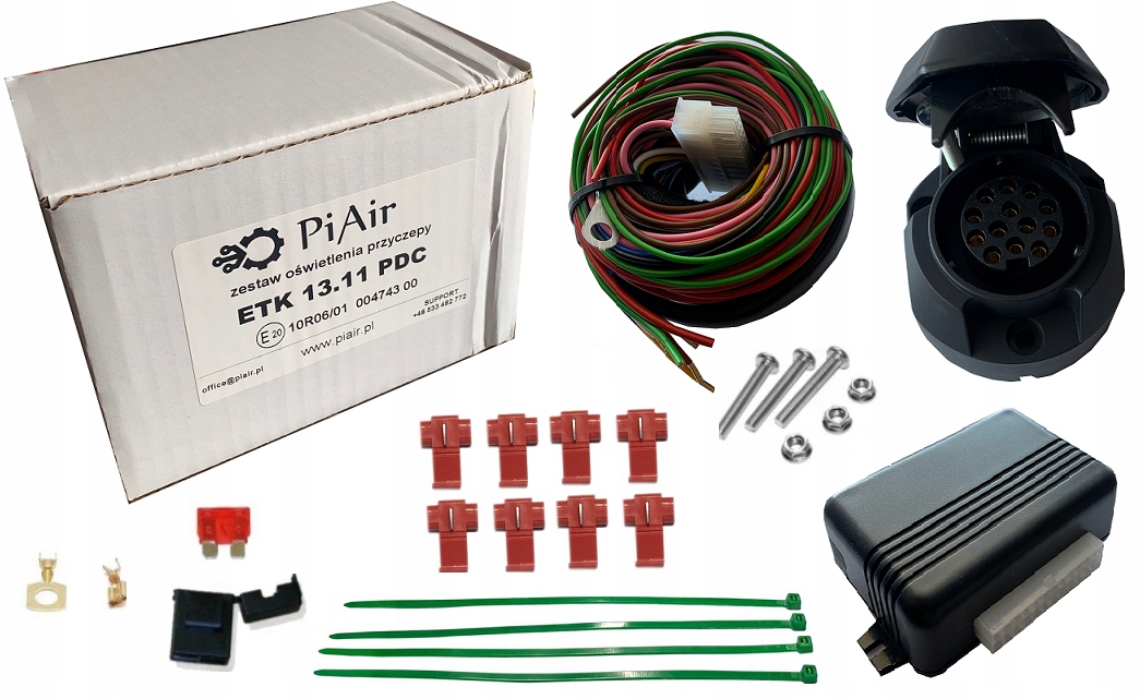 WIĄZKA HAKA 13PIN + MODUŁ DO CZUJNIKÓW PARKOWANIA