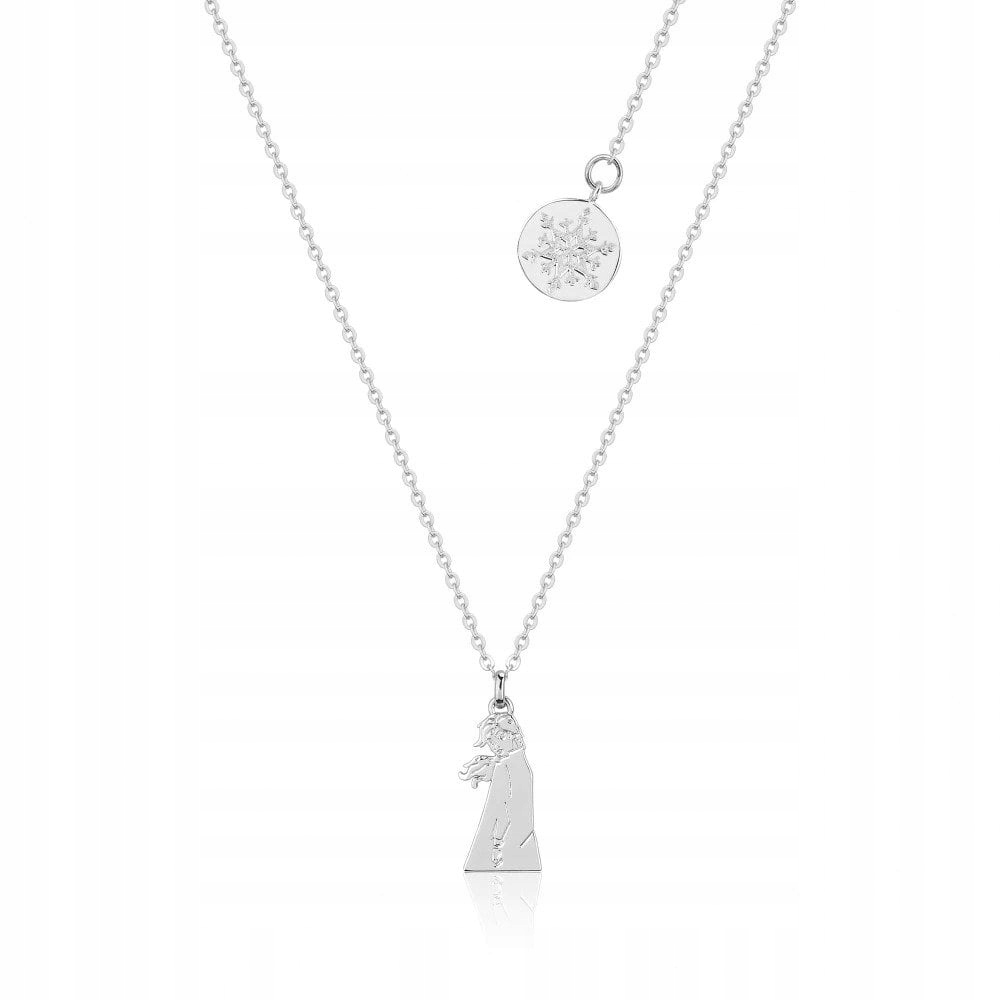 Frozen 2 – Dětský náhrdelník Anna pozlacený bílým zlatem