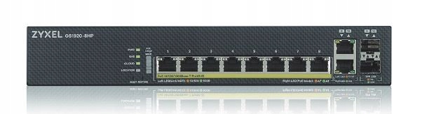 Zyxel Přepínač GS1920-8HPv2 10Port Gb 2xGb 130W PoE