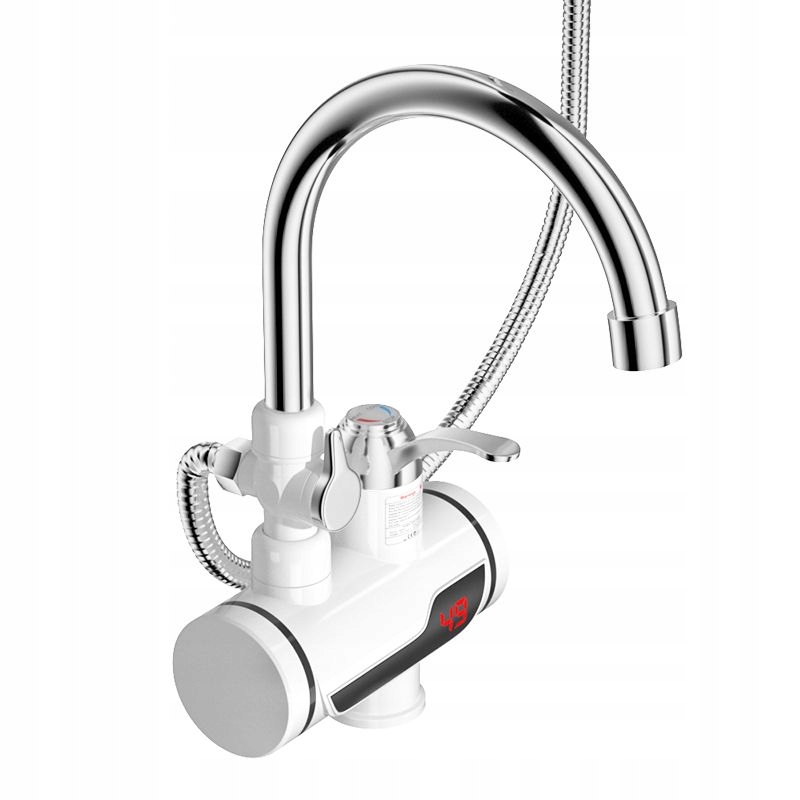 Przepływowy elektryczny podgrzewacz wody dom działka z prysznicem 3000W Moc 3000 W