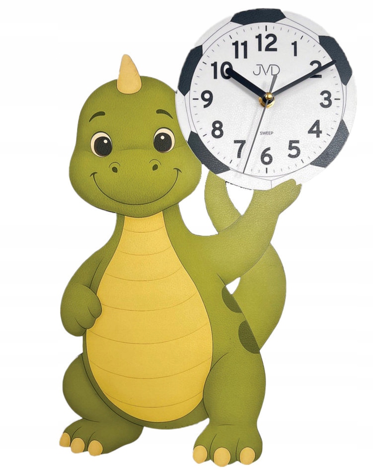 Velké Nástěnné Hodiny Dinosaurus Do Dětského Pokoje Jvd HJ111 26x40 cm