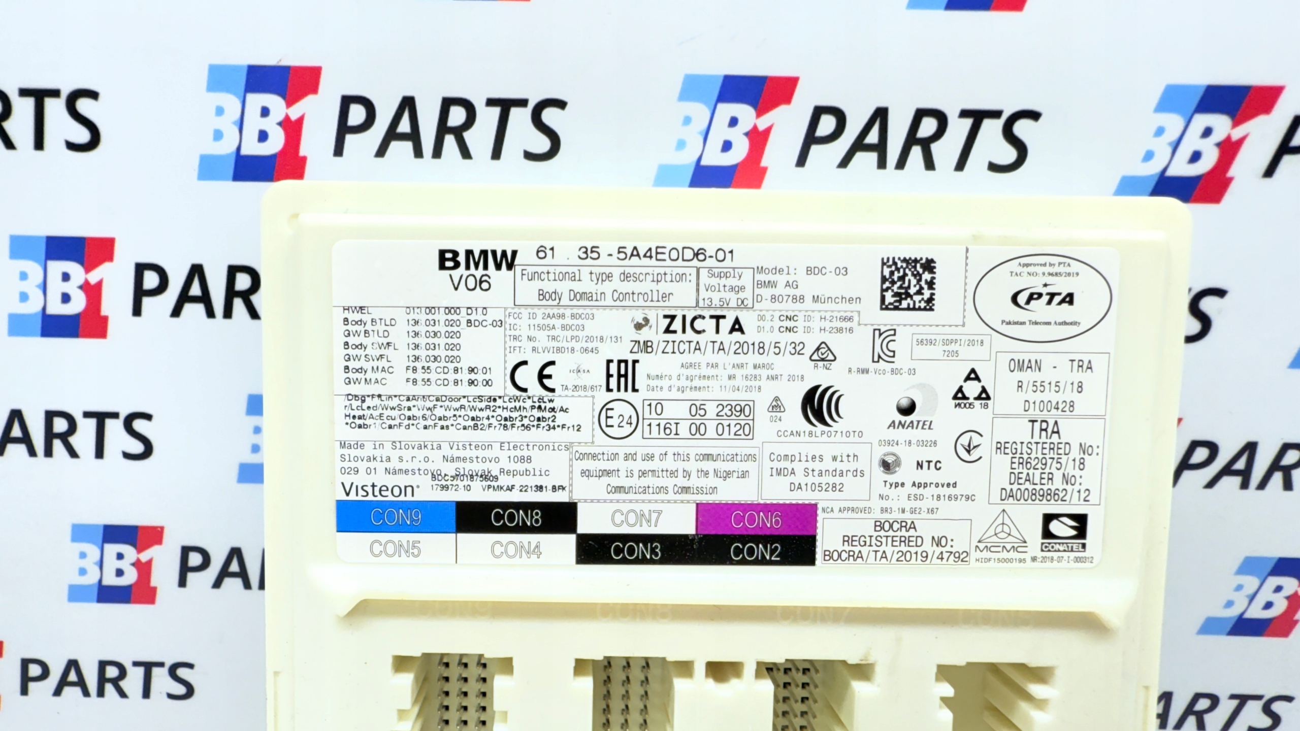 BMW G20 G21 Module Unité de contrôle BDC 5A4E0D6
