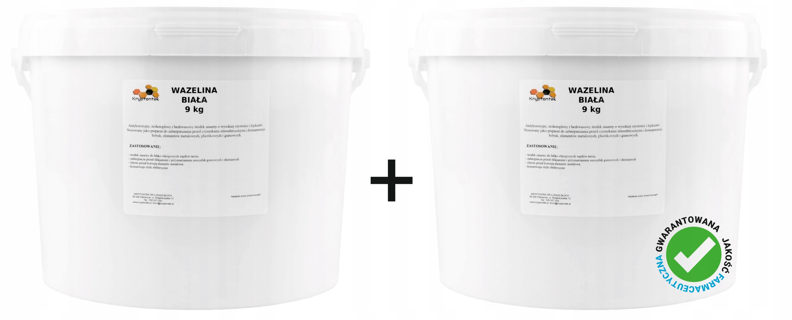 Technická Vazelína Bílá Mazání Těsnění Bez Obsahu Kyselin Nízkotavná 18 kg