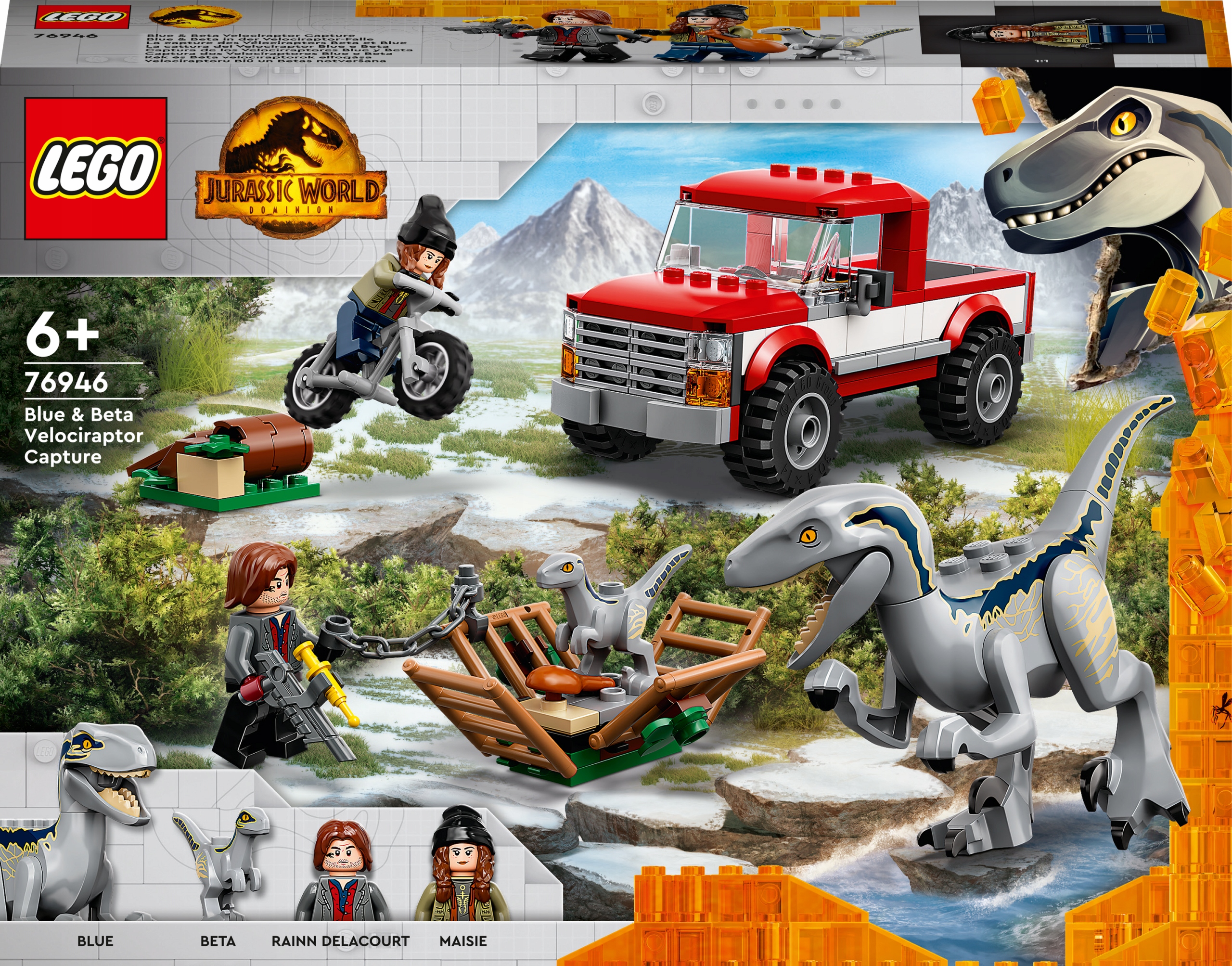 

Lego Jurassic World Schwytanie welociraptor 76946