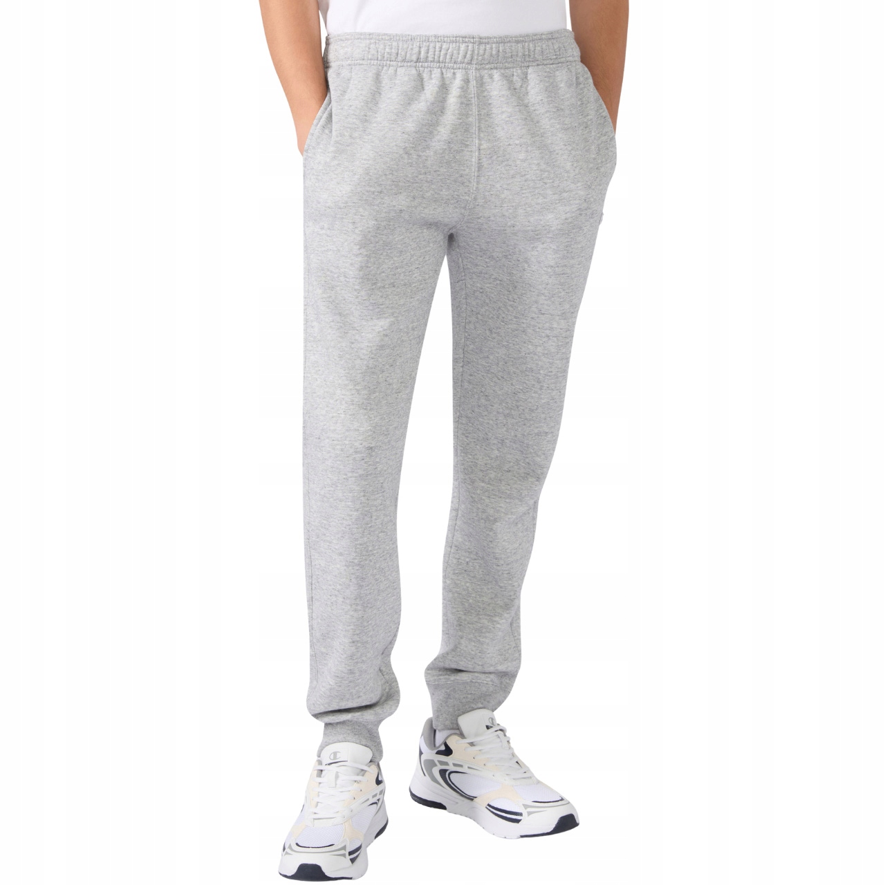 Pánské kalhoty Champion Rib Cuff Pants šedé 220299 EM021 M